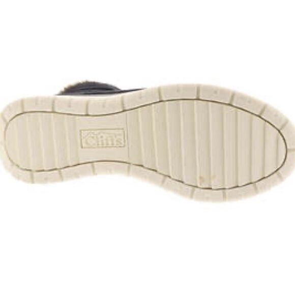 Cliffs by White Mountain Women's Hallett Lace-up Booties - Blackboots, shoes 7 - Picture 9 of 10